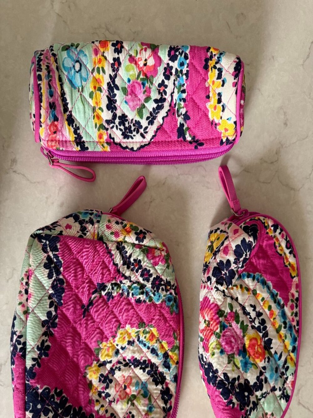 Vera Bradley Set of 3 Toiletries